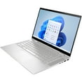 thumbnail image 5 of HP Envy X360 15 2-in-1 Business Laptop 15.6" FHD IPS 100% sRGB Touchscreen 12th Gen Intel 10-Core i7-1255U Processor 16GB DDR4 512GB SSD Backlit Keyboard B&O Audio Thunderbolt HDMI Win11 Silver, 5 of 6