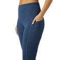 thumbnail image 4 of No nonsense Women's Every Day Pocket Legging, Blue Heather, X-Large, 4 of 5