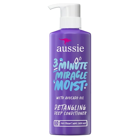 Aussie 3 Minute Miracle Moist Deep Conditioner, Paraben Free, 16 oz