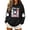 Black-2, variant on Vixolx Womens Hallween Sweatshirts Ghost Graphic Drawstring Hoodies with Pocket Winter Long Sleeve Tops