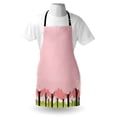 thumbnail image 4 of Trees Apron, Wide Cherry Blossom in Springtime Nature Scenery, Unisex Kitchen Bib with Adjustable Neck for Cooking Gardening, Adult Size, Rose Apple Green, by Ambesonne, 4 of 4
