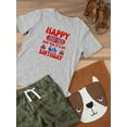 thumbnail image 3 of Happy July 4Th, 6Th Birthday T-Shirt Toddler -Image by Shutterstock,  2 Toddler, 3 of 4