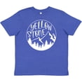 thumbnail image 3 of Inktastic Yellowstone National Park- Mountains Youth T-Shirt, 3 of 5