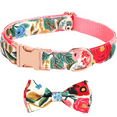 thumbnail image 1 of Collar de perro mascota pajarita con hebilla de Metal de seguridad Collar de cachorro ajustable para perros pequeños y medianos Ormromra CPB-DE-LYY2168-7, 1 of 5