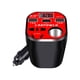 thumbnail image 2 of Inversor de corriente para coche de 200 W | Toma de CA de 12 V/24 V a 220 V y 4 puertos USB | Diseño con portavasos para camiones, viajes y emergencias, 2 of 9