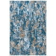 thumbnail image 2 of SAFAVIEH Lagoon Catrine Distressed Area Rug, Blue/Gold, 6'7" x 6'7" Round, 2 of 4