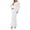 White, variant on PRETTYGARDEN Women's Formal Floral Maxi Bodycon Dresses Ruffle Long Sleeve, Fall Winter Outfits for Wedding Guest, Homecoming & Cocktail, Slimming Mesh Dress with Lining