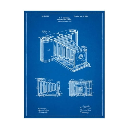 - Kodak Pocket Folding Camera Patent Print Wall Art By Cole Borders