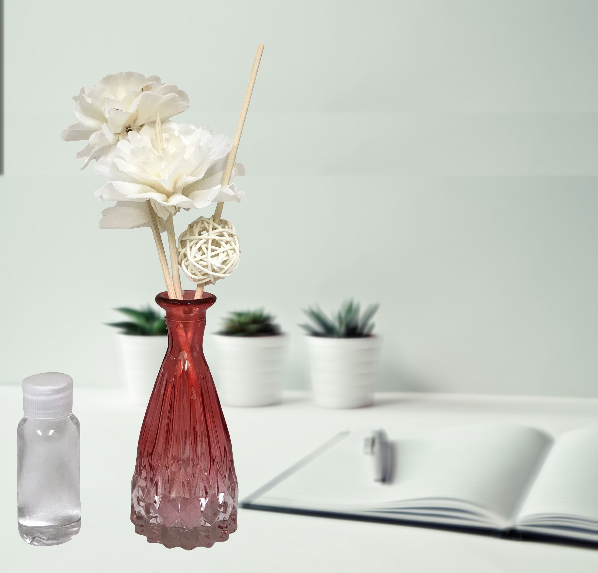Scented Fragrance For Aroma Diffuser Therapy (Glass bottle + 1 Aroma