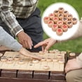 thumbnail image 3 of Xeyise 1 juego de ajedrez chino de madera con tablero de ajedrez de papel plástico, piezas de ajedrez Xiangqi tradicionales chinas para viajes, juego de mesa de estrategia, regalo para adolescentes y, 3 of 7