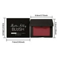 thumbnail image 3 of Powder Blush Palette, Matte Powder Blush Palette Face Makeup, Natural Glow Face Blush Contour Palette, Monochrome Cream Blushes Lightweight Long Lasting (Dark Red), 3 of 7