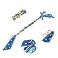 thumbnail image 3 of Unique Bargains 1 Pc Dots Bag Extender Chain for Travelling Blue Alloy Polyester, 3 of 5