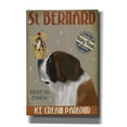 thumbnail image 1 of Epic Graffiti 'St Bernard Ice Cream,' by Fab Funky, Canvas Wall Art, 18"x26", 1 of 3
