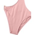 thumbnail image 5 of GHSDFBB Ring Linked Cut-Out One Piece Swimsuit Scoop Neck Lace Up Back Monokini Bathing Suit, 5 of 5