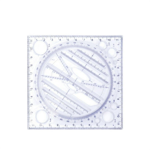 Rotating Ruler Construction Stereo Geometry Template Drafting Measuring ...