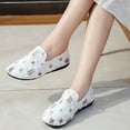thumbnail image 2 of NOKIO Women'S Walking Shoes Women'S Breathable Sports Sneakers Women's Summer Small Fragrant Mesh Flat Bottom Hollow Breathable Large Size Single Shoes Casual Shoes, 2 of 7