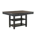 thumbnail image 3 of Lexicon Baywater 5-Piece 4 Drawers Wood Counter Height Dining Set in Natural, 3 of 11