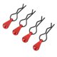 thumbnail image 4 of RC Car R Clips, Fácil Instalación, Resistente, 4 Piezas En Forma De R RC Body Clip Pin Pin De Acero Inoxidable De Alta Resistencia Con Mango De Aleación De Aluminio Para 1/8 RC, 4 of 8