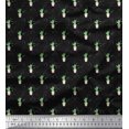 thumbnail image 1 of Soimoi Cotton Voile Fabric Pot & Cactus Tree Print Fabric by Yard 42 Inch Wide, 1 of 1