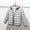 Gray, variant on Spazoro Kids Girls Jackets, Zipper Fall Winter Long Sleeve Hooded Warm Coats for Child Girls Boys Black Size 5 T