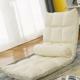 thumbnail image 4 of Canapé Tatami Canapé Pliant Dossier Fauteuil Simple Chambre Sol Balcon Petit Fauteuil Coussin, 4 of 5
