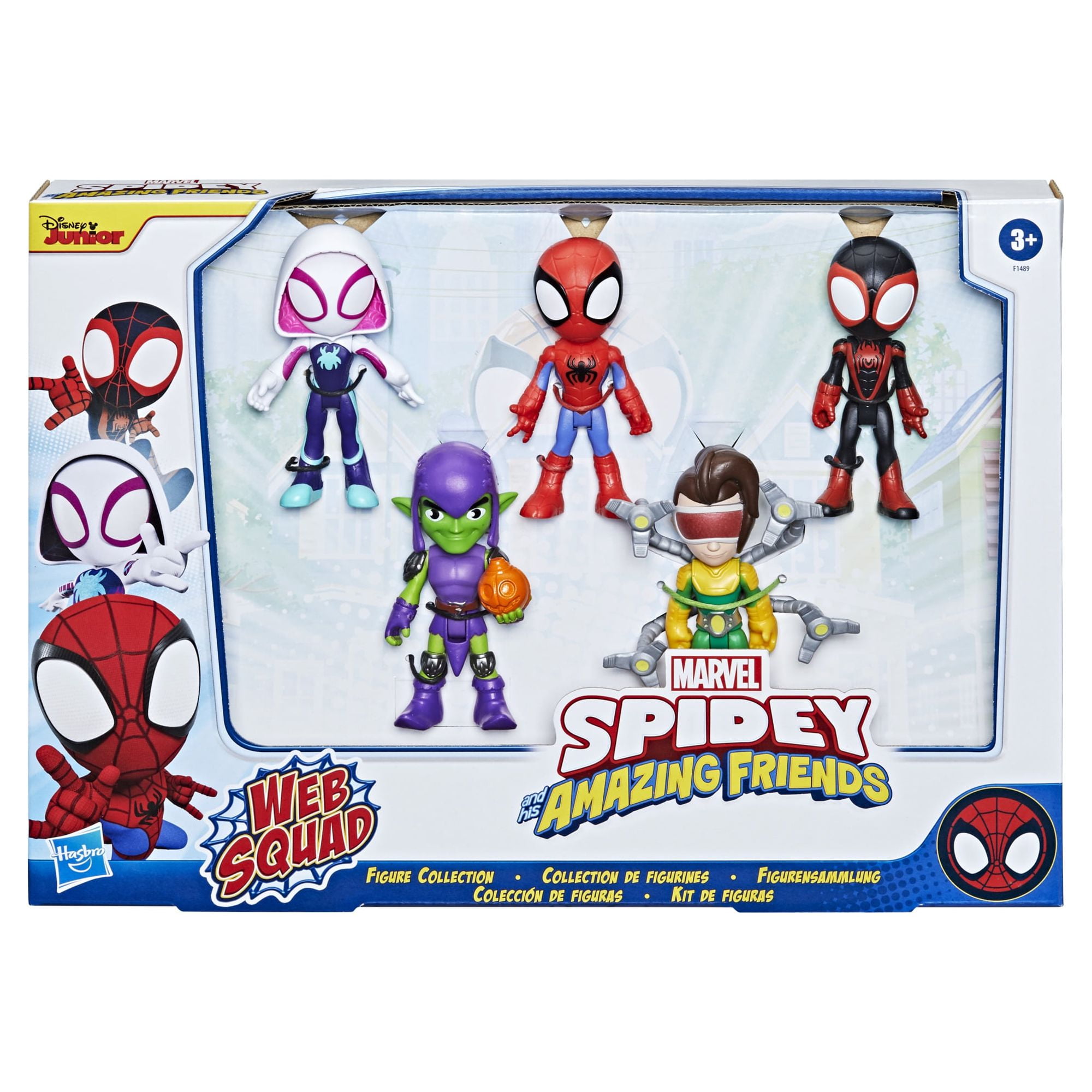 Marvel Spidey and His Amazing Friends Team Figure Collection 7pk Toy New w  Box 5010993854110