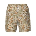 thumbnail image 4 of Lsque Mens Swim Trunks Paisley Floral 1 Pattern - Bathing Suit Compression Liner - Beach Swim Shorts Swimwear - (S-3XL) - Stretch Quick Dry -Medium, 4 of 9
