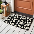thumbnail image 4 of 2x3 Ft Entryway Area Rug, Halloween Kitchen Rug Runner Washable Floor Mat, White Scary Ghosts Horror Vintage Black Non Slip Indoor Door Mat Throw Carpet for Bathroom Living Room Bedroom, 4 of 8
