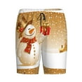 thumbnail image 4 of Wukai Christmas Snowman Gift Men’s Short Pajama Pants With Pockets Soft Sleep Pj Shorts for Men-3X-Large, 4 of 6