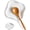 White, variant on Spoon Rest for Stove Top, 5.2" Ceramic Spoon Holder for Kitchen Countertop, Coffee Spoon Rest, Large Cooking Spatula Holder for Spoons, Ladles or Tongs, Housewarming, Christmas Gifts, White
