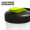 thumbnail image 3 of BluePeak 28-Oz BPA Free Protein Shaker Bottle, 3-Pack (Yellow, Blue & Black), 3 of 5