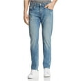 thumbnail image 2 of S.M.N Studio Mens Distressed Slim Fit Jeans, Blue, 32W x 33L, 2 of 2