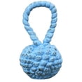 thumbnail image 1 of Rustic Light Blue Cast Iron Sailors Knot Door Stopper 10", 1 of 1