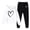 White, variant on Hienoo Girls Two Piece Outfits Heart Print Hoodie Sweatpants Set Kids Sweatsuit