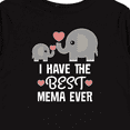 thumbnail image 4 of Inktastic Best Mema Ever Grandchild Gift Boys or Girls Long Sleeve Toddler T-Shirt, 4 of 5