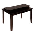 thumbnail image 7 of Transitional Cherry Finish 6pc Counter Height Dining Set Table with Extension Leaf Bench 4 High Chairs Classic Style, 7 of 7