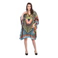 thumbnail image 2 of Multi Women's Plus Size Tunic Dress for Women Casual Short Caftan Dresses Tunics for Plus Size Ladies Kimono Online by Oussum, 2 of 6