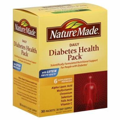 Nature Made Pack Santé Diabète Quotidien 30 Pkts