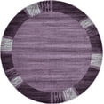 thumbnail image 3 of Unique Loom Del Mar Collection Area Rug - Sarah (7' 10" Round Violet/Purple), 3 of 10