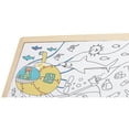 thumbnail image 4 of Hape: Ocean Rescue Puzzle - 48pc, Double-Sided Coloring Puzzle, 1 Side Pre-Colored Picture - 1 Side Outline Scenic Image To Color In, Kids Ages 4+, 4 of 7