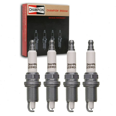 4 pc Champion 9810 Iridium Spark Plugs for Ignition Wire Secondary