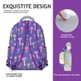 thumbnail image 5 of Fashionable Mushroom Patterned Backpack for Teens Women, Cute School College Bookbag, Spacious Main Compartment for Laptop Notebooks, Ideal Student Gift, 5 of 6