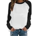 thumbnail image 1 of WEAIXIMIUNG Sweatshirts pour Femmes Pack Pull Sans Capuche Manches Raglan, 1 of 4