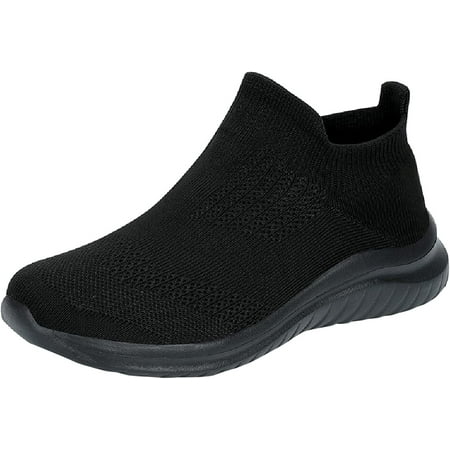 Men Sports Shoes Fashion Lightweight Mesh Breathable Sneaker Slip on Mens Workout Running Walking Shoes Athletic Casual Loafer
