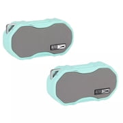 Altec Lansing BabyBoom XL Everything Proof Bluetooth Speaker, Mint (2 Pack)