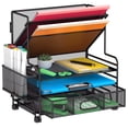 thumbnail image 1 of Organizador de escritorio Delifox de 5 niveles con cajón y portalápices, 1 of 7
