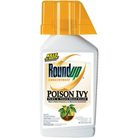 Roundup Concentrate Poison Ivy Plus Tough Brush Killer, 32 (Best Weed And Brush Killer)