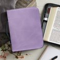 thumbnail image 6 of HELLHERO Solid Lavender Pattern Bible Covers for Christian Prayer Church, Protective Church Bible Bag PU Leather Top Handle Bible Case, 6 of 12