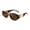 007 Leopard Frame/Brown Lens, variant on FEISEDY Retro Trendy Rectangle Sunglasses Women Men Vintage 90s Small Narrow Square Sunglasses B2322