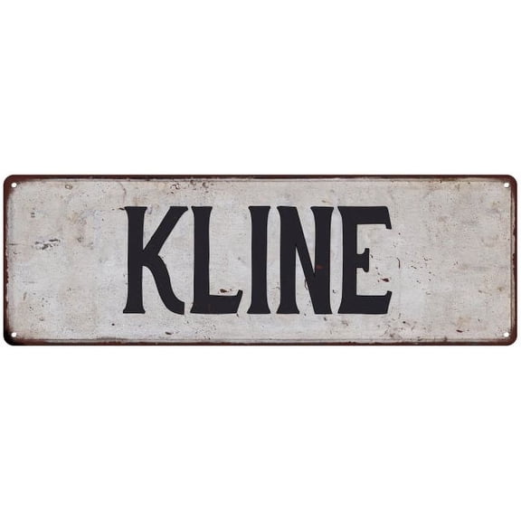 KLINE Vintage Look Rustic Chic Metal Sign 8x24 108240036298